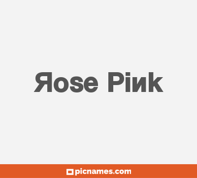 Rose Pink